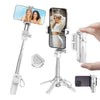 Jmary MT-18 - Soporte extensible para teléfono, control inalámbrico, mini trípode para selfies (blanco)