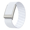 Correa de reloj de nailon con diseño decorativo y fuerza elástica para Whoop 5.0 (blanca)