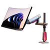 Soporte de brazo ajustable para monitor de juegos con iluminación RGB NORTH BAYOU L70, soporte curvo para monitores