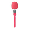 Micrófono inalámbrico portátil XWJ70, micrófono de mano profesional para grabación de entrevistas (rosa)