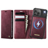 Funda tipo billetera CaseMe C49 2 en 1 con Carcasa MagSafe Desmontable y RFID para iPhone 17 Pro Max