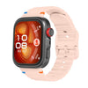 Correa de silicona con hebilla de color y textura ondulada para Huawei Watch Fit 5 / Fit 5 Pro / Fit 4 (rosa)