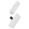 Micrófono inalámbrico M6 con IA para transmisión en vivo (blanco)