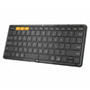 Teclado ultrafino plegable DF010 con Bluetooth y 79 teclas para Windows, Android e iOS