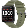 Correa de silicona para reloj Garmin Venu X1 Armor (verde jungla)