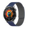 Correa de reloj de silicona magnética suave con textura de lichi de 18 mm (azul grisáceo)