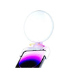 Luz LED redonda de relleno para selfies, portátil, para fotografía con smartphone A01 (blanco)