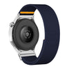 Correa de reloj de nailon elástica ajustable de un solo bucle de 18 mm (azul oscuro)