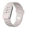 Correa de silicona transpirable deportiva con hebilla invertida para reloj WHOOP 5.0 Regular (Starlight)