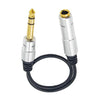Cable alargador para auriculares estéreo JUNSUNMAY de 6,35 mm (1/4 de pulgada) macho a hembra, longitud: 1,8 m