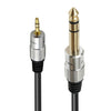 Cable de audio estéreo JUNSUNMAY de 6,35 mm macho a TRS de 3,5 mm macho para guitarra, longitud: 1,8 m