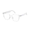 Gafas inteligentes GL08 con control táctil, micrófono integrado para llamadas y experiencia de audio de estilo abierto (blanco)