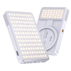 JMARY FM-168R - Luz de relleno magnética portátil para teléfono con 160 LED y temperatura de color dual (blanca)
