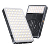 JMARY FM-168R - Luz de relleno magnética portátil para teléfono con 160 LED y temperatura de color dual (negra)