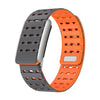 Correa de silicona magnética transpirable para reloj WHOOP 5.0 (gris y naranja)