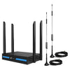 ED126-E - Enrutador 4G LTE WiFi CPE con 2 antenas exteriores con ventosa, enchufe estadounidense