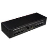 B075 Amplificador de potencia de 4 entradas y 4 salidas, selector de altavoces, calidad de sonido de 300 W por canal, sin pérdidas
