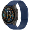 Correa magnética de silicona de liberación rápida con rayas verticales para Garmin de 26 mm (azul oscuro)