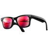 Gafas inteligentes W300 con detección de rayos ultravioleta, traducción inteligente con IA y llamadas Bluetooth (rojas)