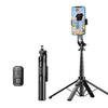 Palo selfie extensible con Bluetooth y soporte de 4 patas para smartphone K27 (negro)