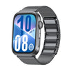 Correa de acero inoxidable con tejido magnético en forma de I para Huawei Watch Fit4/Fit4 Pro/Fit3 (gris titanio)