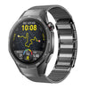 Correa de acero inoxidable con tejido magnético en forma de I para Huawei Watch GT 5 Pro de 46 mm (negro obsidiana)