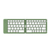 Soporte plegable para teléfono con teclado Bluetooth para tabletas (verde)