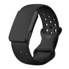 Correa de reloj deportiva de silicona transpirable con hebilla inversa para electrocardiograma WHOOP 5.0 (negra)