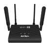 CPF907-L - Router WiFi 4G LTE para uso doméstico, versión estadounidense, 4 antenas, puerto WAN único, WiFi6, enchufe estadounidense (negro)