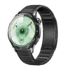 Correa de aleación de titanio con hebilla plegable de una sola cuenta para Huawei Watch GT 6 de 46 mm (negra)