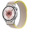 Correa de nailon con cierre de velcro para Huawei Watch GT 6 de 46 mm Wild Path Loop (amarillo y beige)
