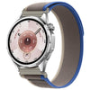 Correa de nailon con cierre de velcro para Huawei Watch GT 6 de 46 mm, color azul y gris.