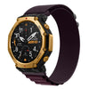 Correa de nailon Alpine Loop para Amazfit T-Rex 3 Pro de 48 mm (color cereza carmesí)