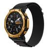 Correa de nailon Alpine Loop para Amazfit T-Rex 3 Pro de 48 mm (puntos arcoíris negros)