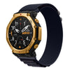 Correa de nailon Alpine Loop para Amazfit T-Rex 3 Pro de 48 mm (puntos arcoíris azules)