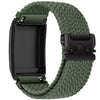 Correa de reloj trenzada de nailon elástico con hebilla de paracaídas para WHOOP 5.0 (verde oliva oscuro)