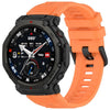 Correa deportiva de silicona con hebilla de liberación rápida para Amazfit T-Rex 3 Pro de 48 mm (naranja)