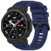 Correa deportiva de silicona con hebilla de liberación rápida para Amazfit T-Rex 3 Pro de 48 mm (azul oscuro)