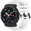 Correa deportiva de silicona con hebilla de liberación rápida para Amazfit T-Rex 3 Pro de 48 mm (blanca)