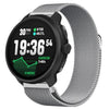 Correa magnética milanesa de acero inoxidable para Suunto Race 2 (plateada)