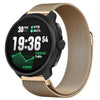 Correa magnética milanesa de acero inoxidable para Suunto Race 2 (oro rosa)