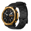 Correa de silicona con textura de fútbol para Amazfit T-Rex 3 Pro de 48 mm (negra)