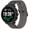 Correa de silicona transpirable con textura de sarga para Suunto Race 2 (gris grava)