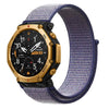 Correa de nailon con cierre de velcro para Amazfit T-Rex 3 Pro de 48 mm (azul medianoche)