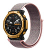 Correa de nailon con cierre de velcro para Amazfit T-Rex 3 Pro de 48 mm (color arena rosa)