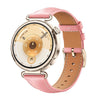 Correa de cuero suave con hebilla dorada para Huawei Watch GT 6 de 41 mm (rosa)