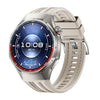 Correa de silicona híbrida de nailon trenzado con hebilla de liberación rápida para Huawei Watch GT 6 Pro (Starlight)
