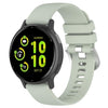 Correa de silicona con hebilla plateada brillante para Garmin Venu 4 de 41 mm (verde)