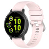 Correa de silicona con hebilla plateada brillante para Garmin Venu 4 de 41 mm (rosa claro)