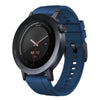Correa de silicona sólida con hebilla negra para reloj CMF Watch 3 Pro (azul zafiro)